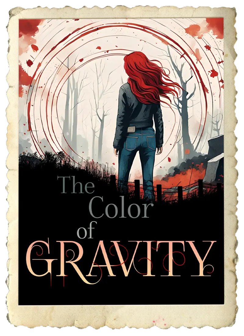 cover art for the color of gravity by alison huff